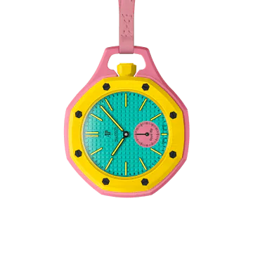 AP × Swatch Royal Pop OTG Roz — back view