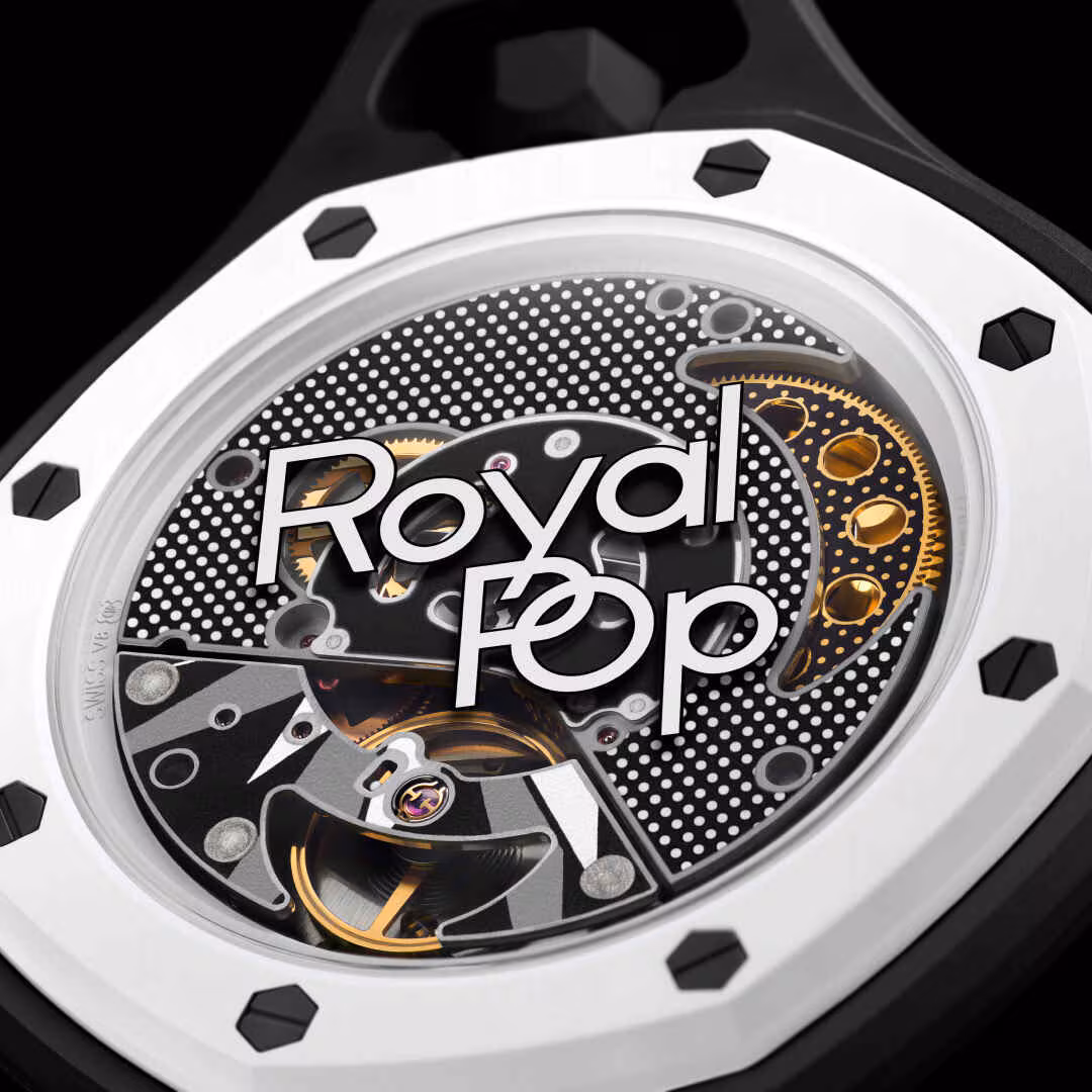 AP × Swatch Royal Pop Ocho Negro — main view