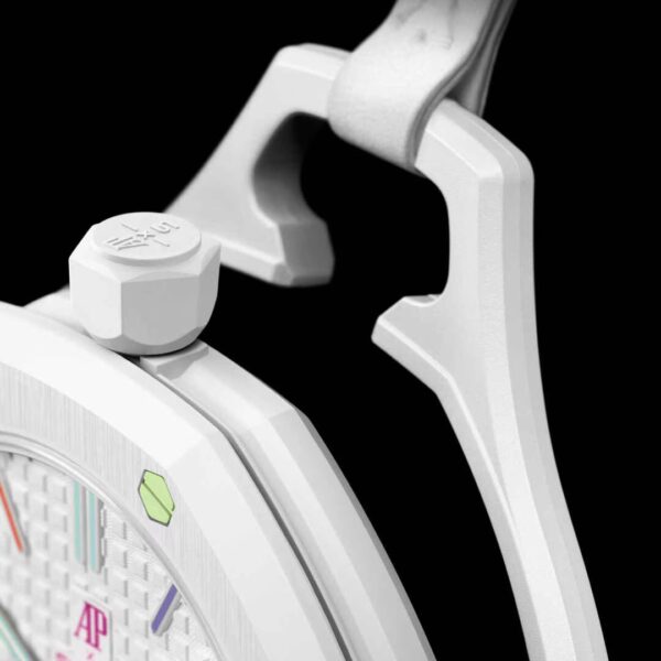 AP × Swatch Royal Pop Huit Blanc — Lifestyle 2 Royal Pop Huit Blanc lifestyle image 2